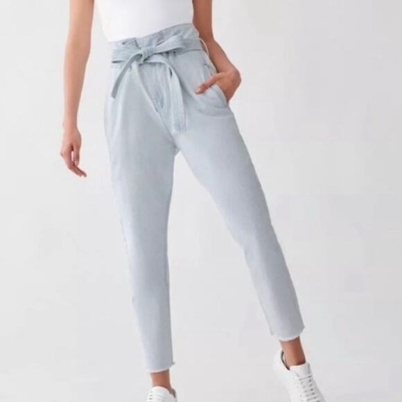 DL1961 Susie Paper Bag High Rise Jeans Size 27 - Picture 1 of 14